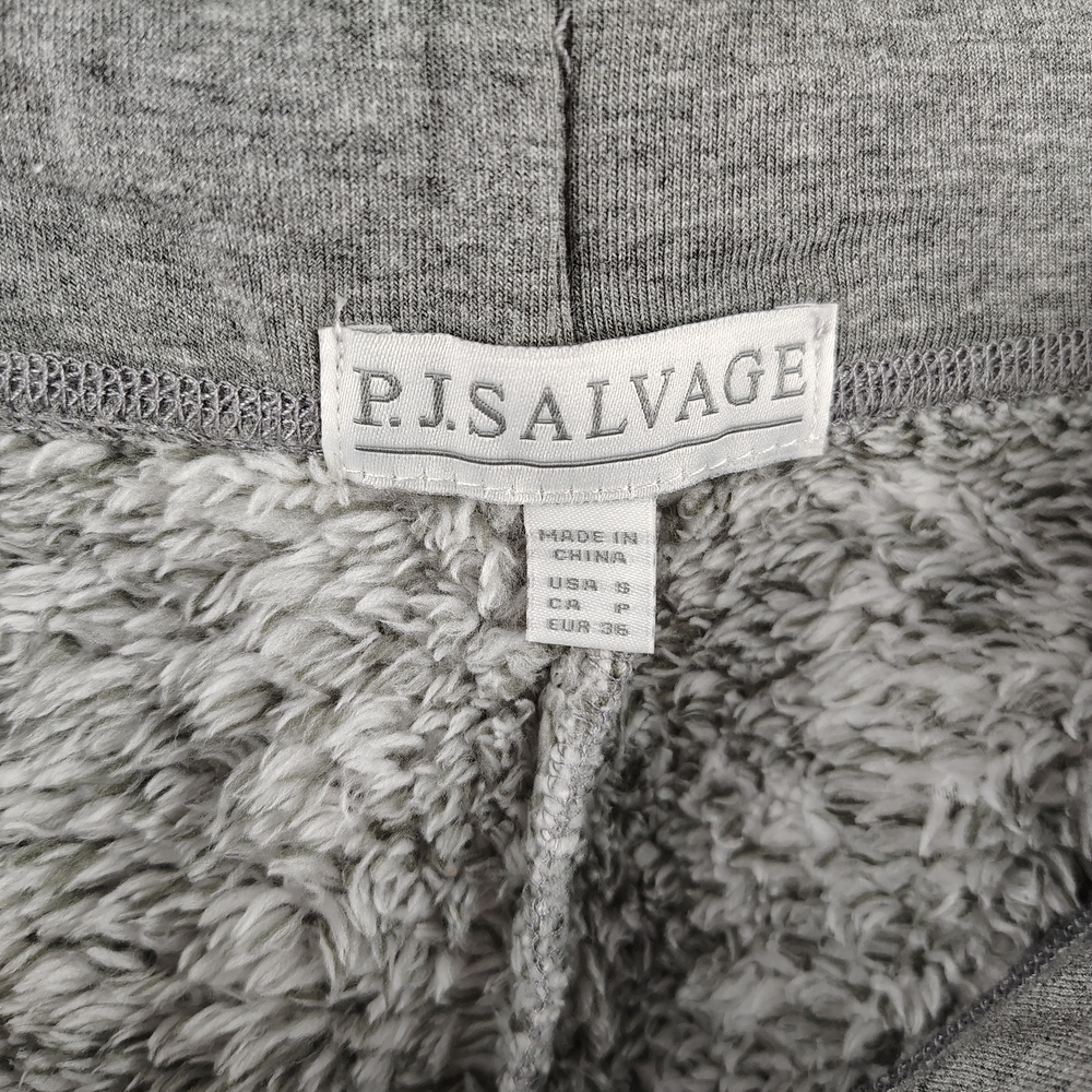 PJ Salvage Heather Gray Faux Fur Shorts Size Small - Picture 5 of 9